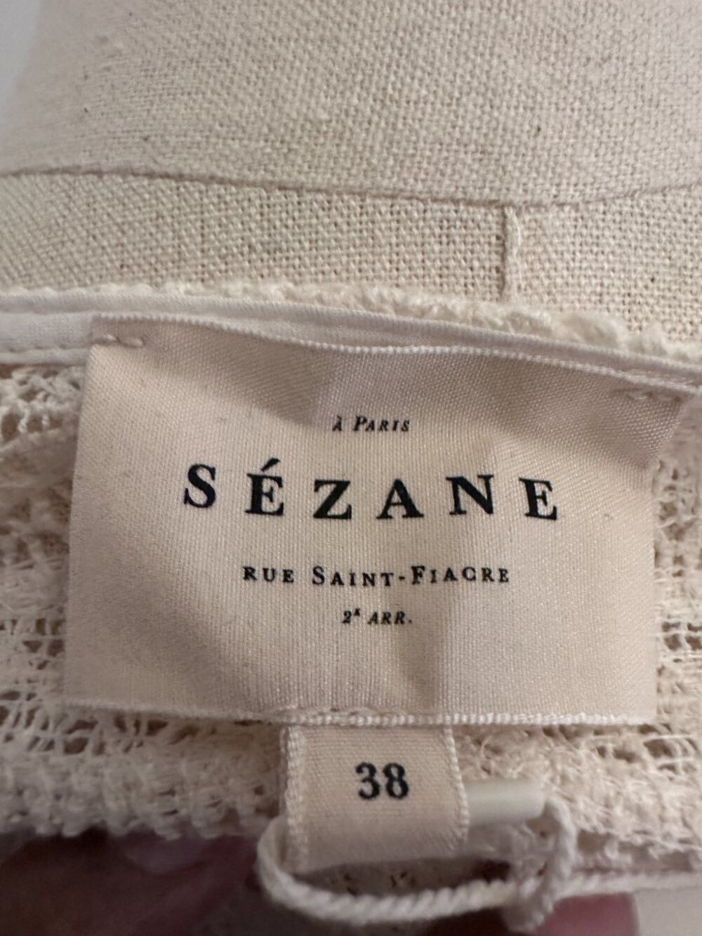 Sézane Angela shirt in white, size 38 ~ NWT! - Picture 6 of 8